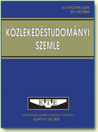 Kzlekedstudomnyi szemle